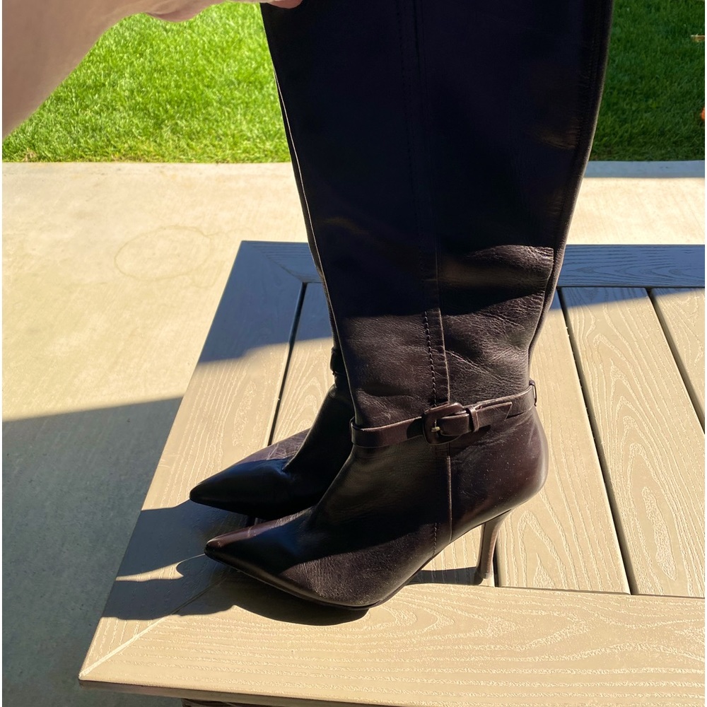 Nine west chocolate brown actually wore once